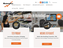 Tablet Screenshot of marketingscan.fr